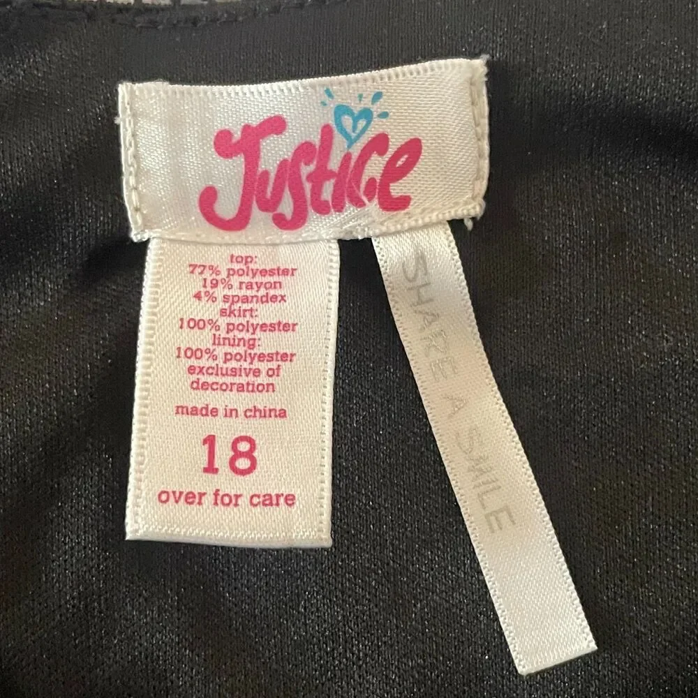 Justice girls size
